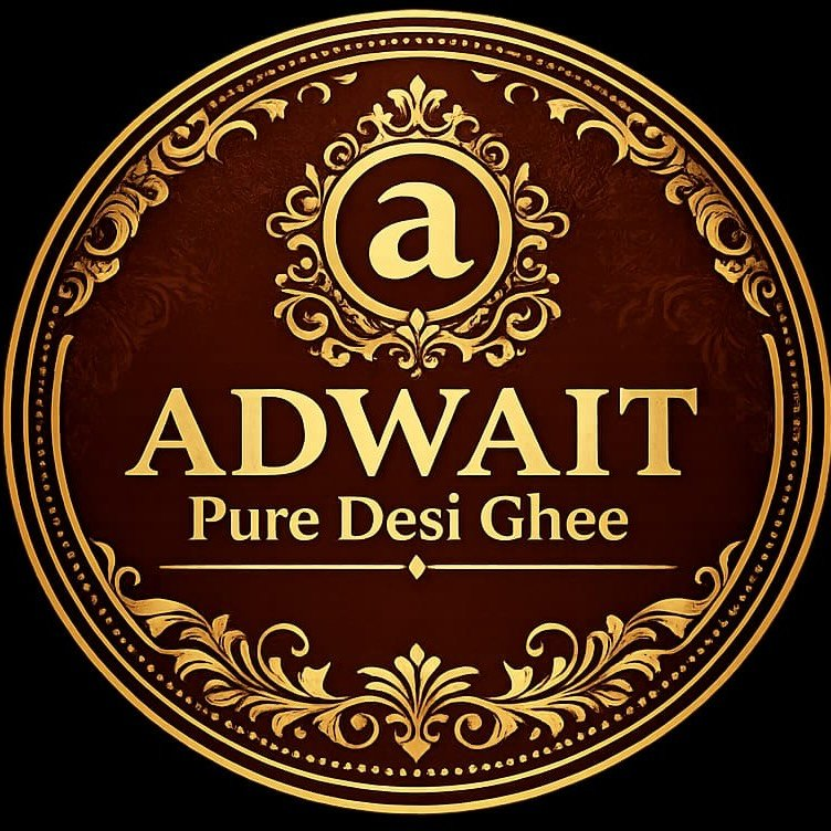 Adwait Pure Desi Ghee Logo